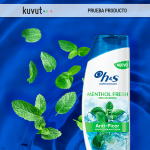 Kuvut busca 150 testers para H&S Menthol Fresh